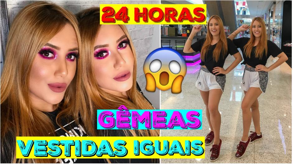 agneslellis's tweet photo. VIDEO NOVO!! Hoje trouxemos mais um vídeo 24 HORAS GÊMEAS VESTIDAS IGUAIS!! Tivemos muitos compromissos no dia e para todos eles fomos vestidas EXATAMENTE IGUAIS!! Tem aula de dança, shopping, festa e mais!! Vem ver: https://t.co/GG78iGrnAq https://t.co/ijAkueyE1o