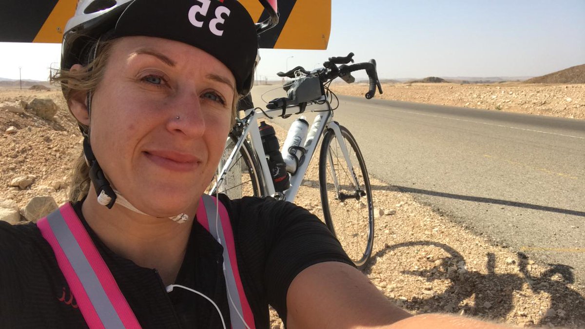 TriBellesAUH's tweet photo. We are sooooo proud of this #rockstar - currently 75km our from the finish line of her first ultra cycling event at #bikingmanoman - you got this #littlefreedoms #tribellesabudhabi #tribellesontour #imdoingitforme #howweliv https://t.co/tZDCvsUJ7X