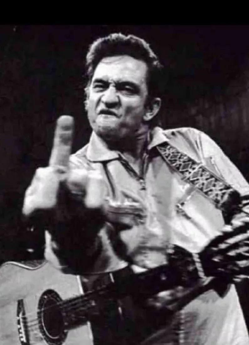 Happy Birthday to Johnny Cash. The man we need is the Man in Black. 