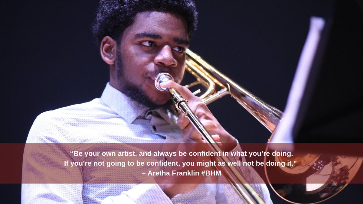 ATLmusicproject's tweet photo. Continue to celebrate Black History with future prodigiousness! #empowered #blackhistory #music #legends #arethafranklin #think #trombone #prodigy #confidence #future #atlanta #atl #commitment #heartrequired https://t.co/ir2BxFUdhc