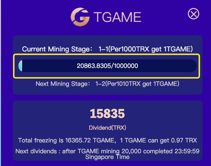 TRONGAME8's tweet photo. 🤓In the mining, we will pay 3rd dividend when the TGAME mines to 40,000.
Current mining progress:20863
👉Mining:https://t.co/JWcbvgaEBO https://t.co/qc9WFzSIOI