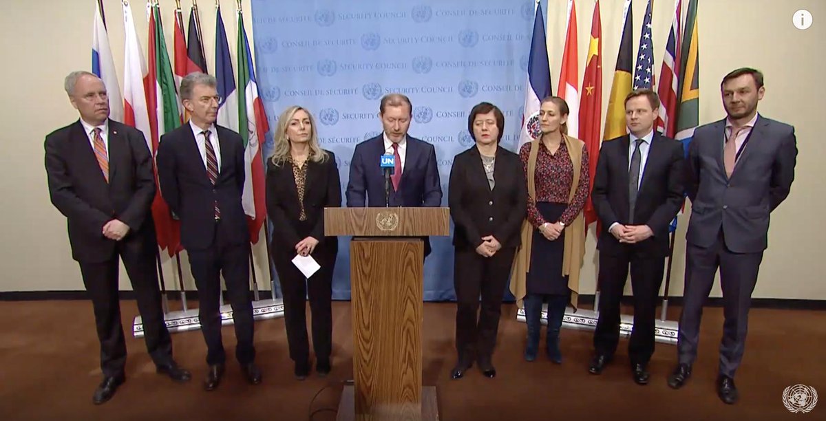TheUNTimes's tweet photo. #EU8 🇪🇺 on #Venezuela🇻🇪 :
— Alarmed by recent unrest & acts of violence.
— Calls on security forces to show maximal restraint.
— Renews calls for restoration of #democracy.
— An inclusive & peaceful political solution to the crisis must urgently be found.
Via @UKUN_NewYork https://t.co/94Wo4sdN9T