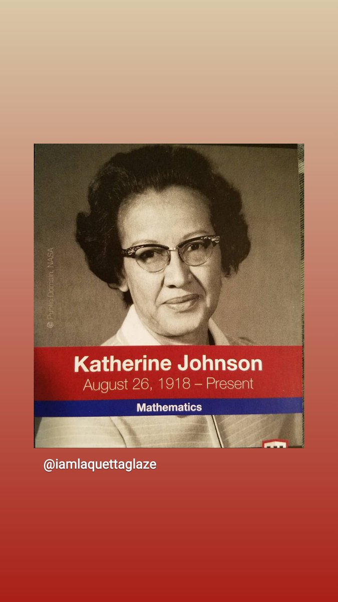 Black History Fact for 26 February (Mathematics): Photo of Katherine Johnson