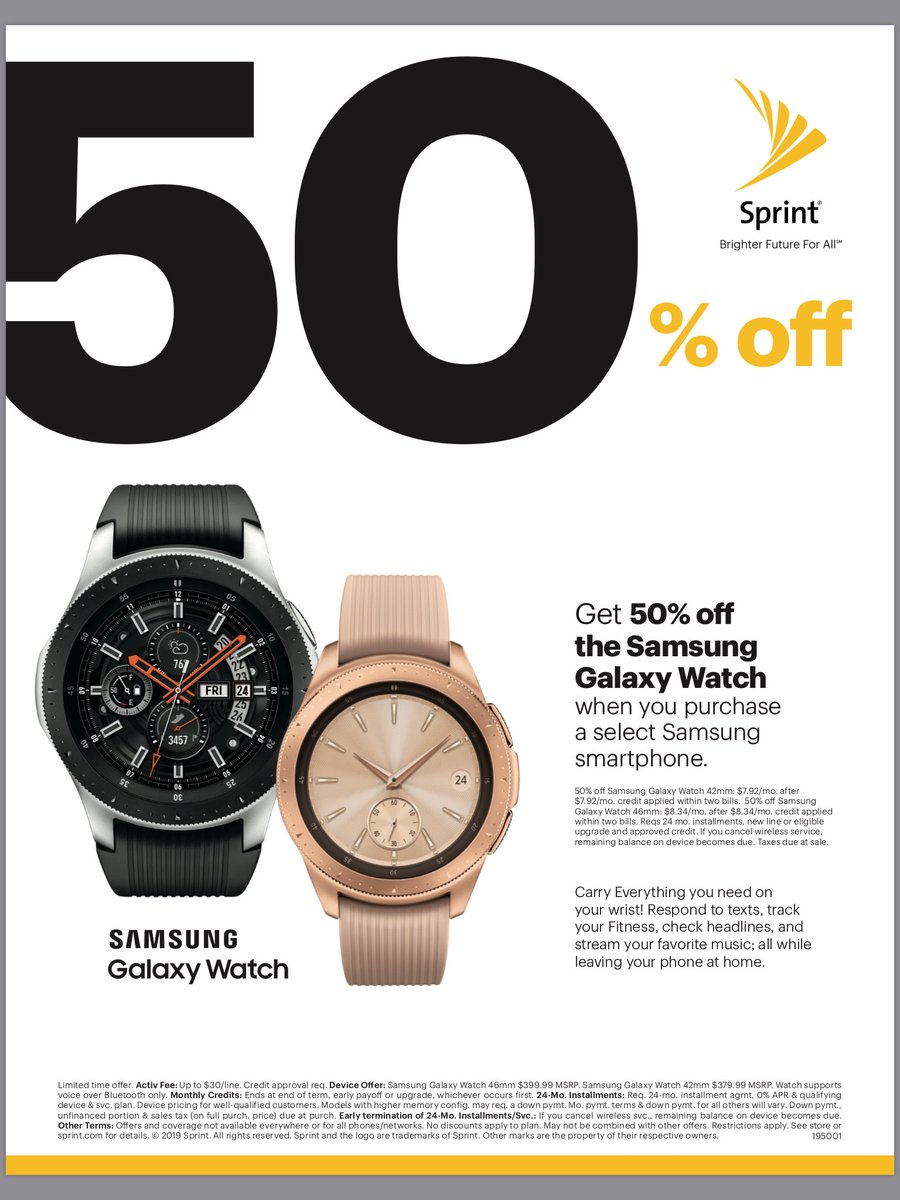 galaxy watch on sprint