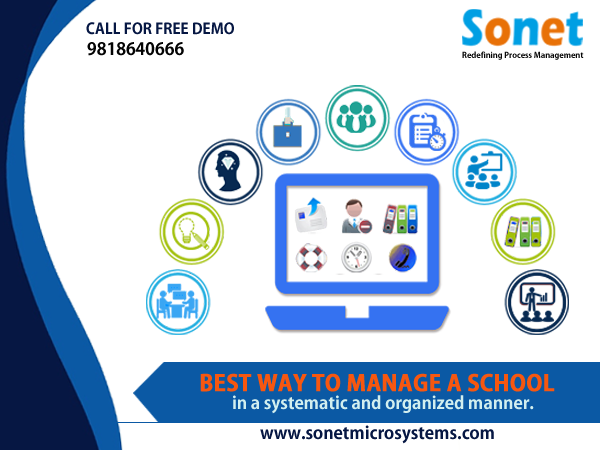 sonetmicrosyste's tweet image. School ERP is the best way to manage a school in a systematic and organized manner.
 For demo call on +91-9818640666, 9871714785, Email:- enquiry@sonetmicrosystems.com
 #SchoolERP #studentmanagementsoftware #SchoolManagement #Software #StudentManagement #SchoolAdmin #erp