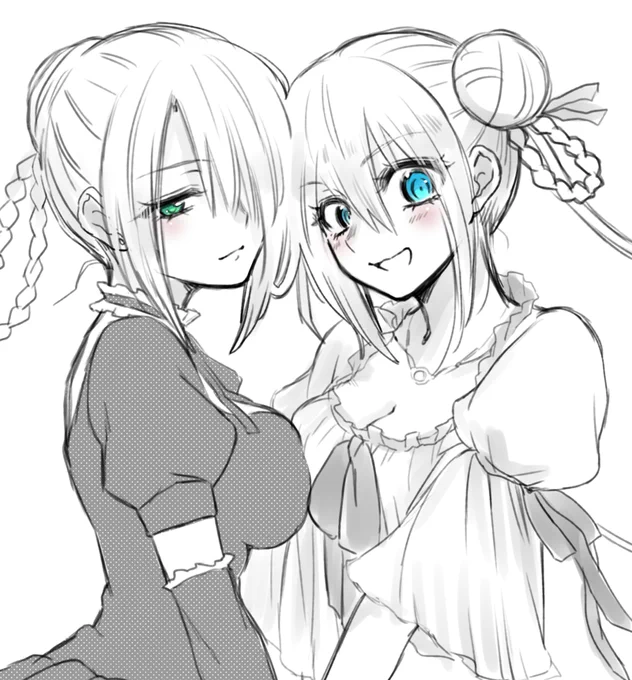 こっちにあげてなかったペコマリ絵① 