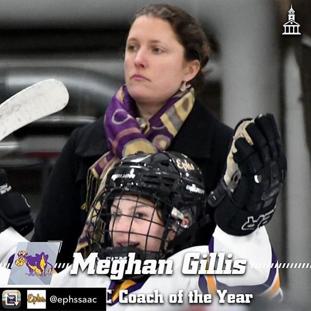 Repost from @ephssaac using <a href="/RepostRegramApp/">Wendland Averil</a> - Meghan Gillis, Women’s Ice Hockey Head Coach, was named NESCAC Coach of the Year! #repost