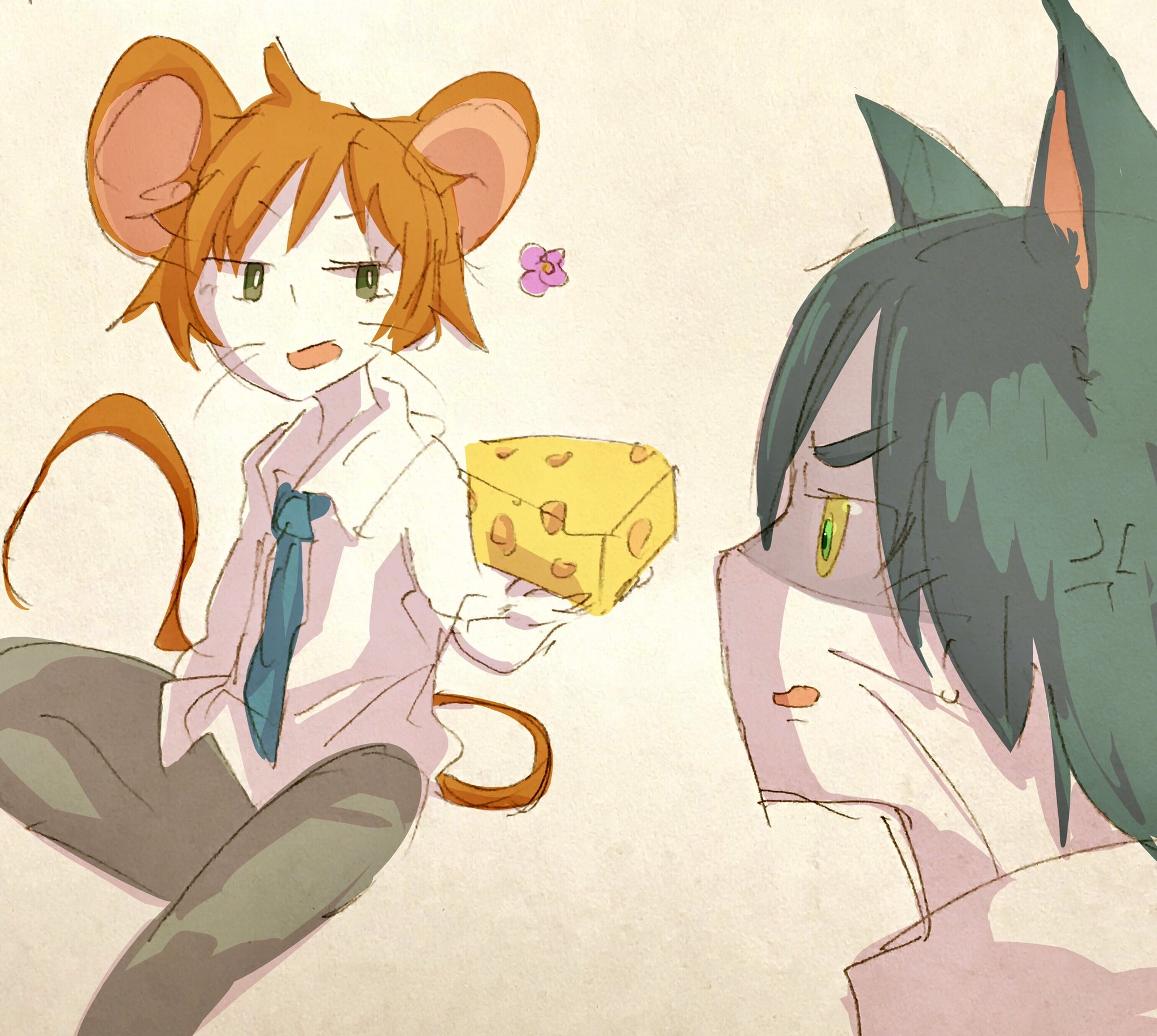 Uzivatel こしあん丸 Na Twitteru トムとジェリーの擬人化 Uzivatel こしあん丸 Na Twitteru トムとジェリーの擬人化