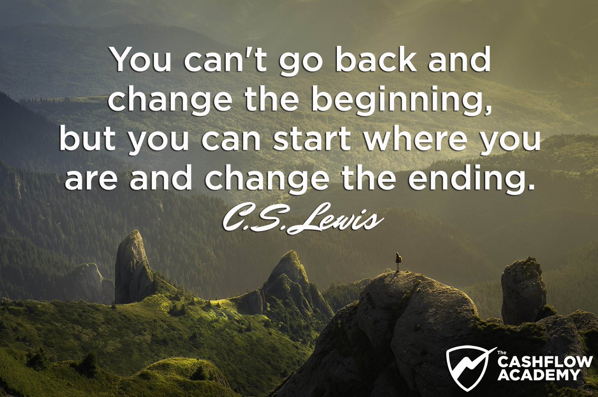 Official_TCFA's tweet image. You can't go back and change the beginning, but you can star where you are and change the ending. -C.S. Lewis
