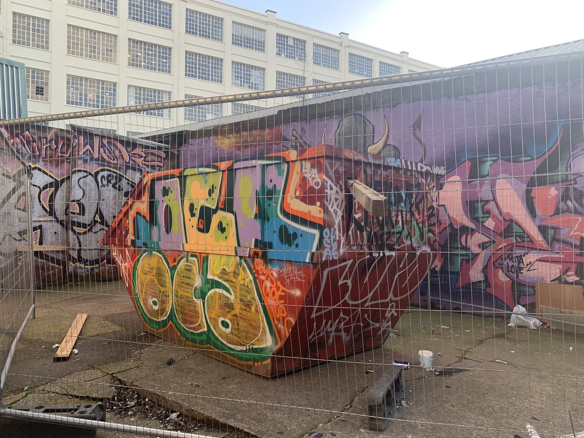 TotalWasteServ's tweet photo. Is this the coolest skip you’ve ever seen? #Birmingham #digbeth #skiphire #StreetArt https://t.co/37n6jbiTUn