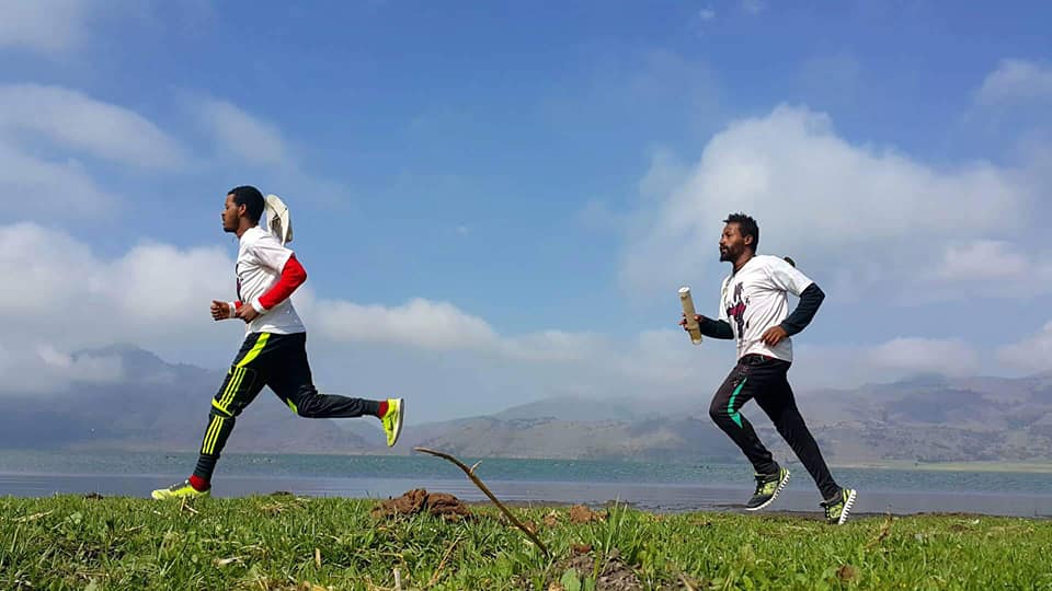 This amazing #GuzoAdwa members covered 900 kilo meters in just 15 days! 😮 it means 60km/day, more than a marathon!! (Phoho Guzo Adwa FB) #VictoryofAdwa #Ethiopia #Africa #BlackVictory
