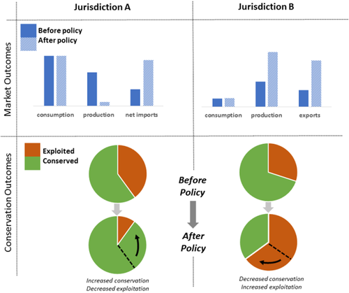 LeventisLib's tweet photo. [@ConLetters #PolicyPerspective article] Accounting for unintended consequences of resource policy: Connecting research that addresses displacement of environmental impacts https://t.co/WQEvXMWOxs #FreeToRead https://t.co/bQW28gT6B4