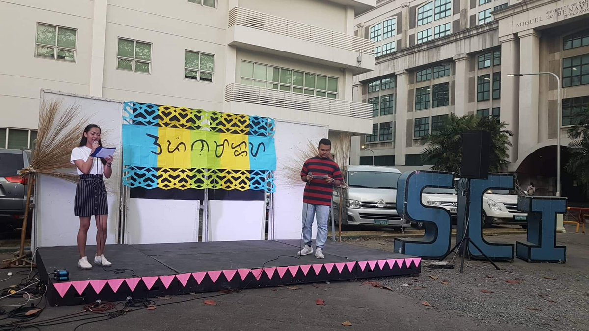 bid4B1da's tweet photo. #GalingScience na, magaling pa sa kantahan, panitikan at iba pa!
Showcase your inner #BID4B1DA through #OpenMic2019 and abangan rin ang #BID4B1DA ng performance ng Urostyle!
#BID4B1DA #ParaSCIyo #GalingScience #ScienceWeek2019 https://t.co/2WlX26GkZx