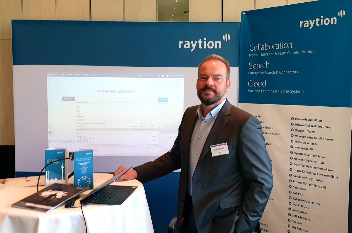 MrLoPing's tweet photo. We are excited to exhibit at an awesome #IntraTeam19 conference in Copenhagen. If you are interested in how @raytion_com fuels collaboration, search and cloud, pass by our booth! https://t.co/dNA6hd5B8V