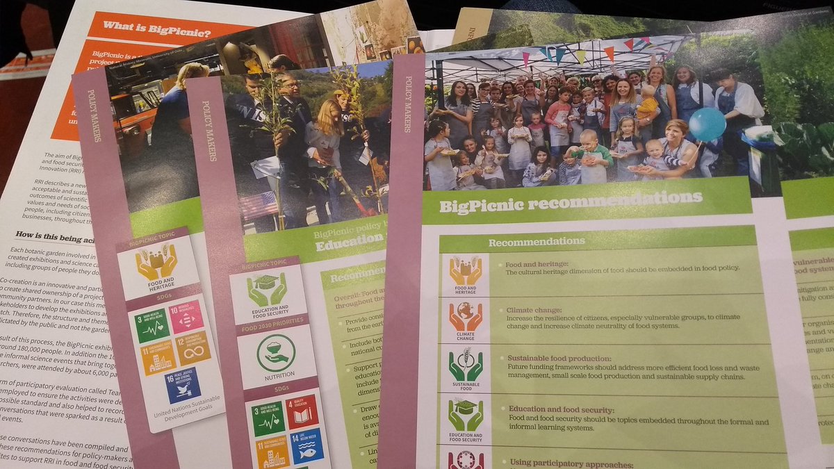 New recommendations from <a href="/BigPicnic_EU/">BigPicnic</a>: how to engage the public, scientists, policy makers and others with #FoodSecurity. 
Thanks to <a href="/bgci/">Botanic Gardens Conservation International</a>, <a href="/RiazGFS/">Riaz Bhunnoo</a> and <a href="/RJBOTANICO/">REAL JARDÍN BOTÁNICO</a>. Read more at bigpicnic.net