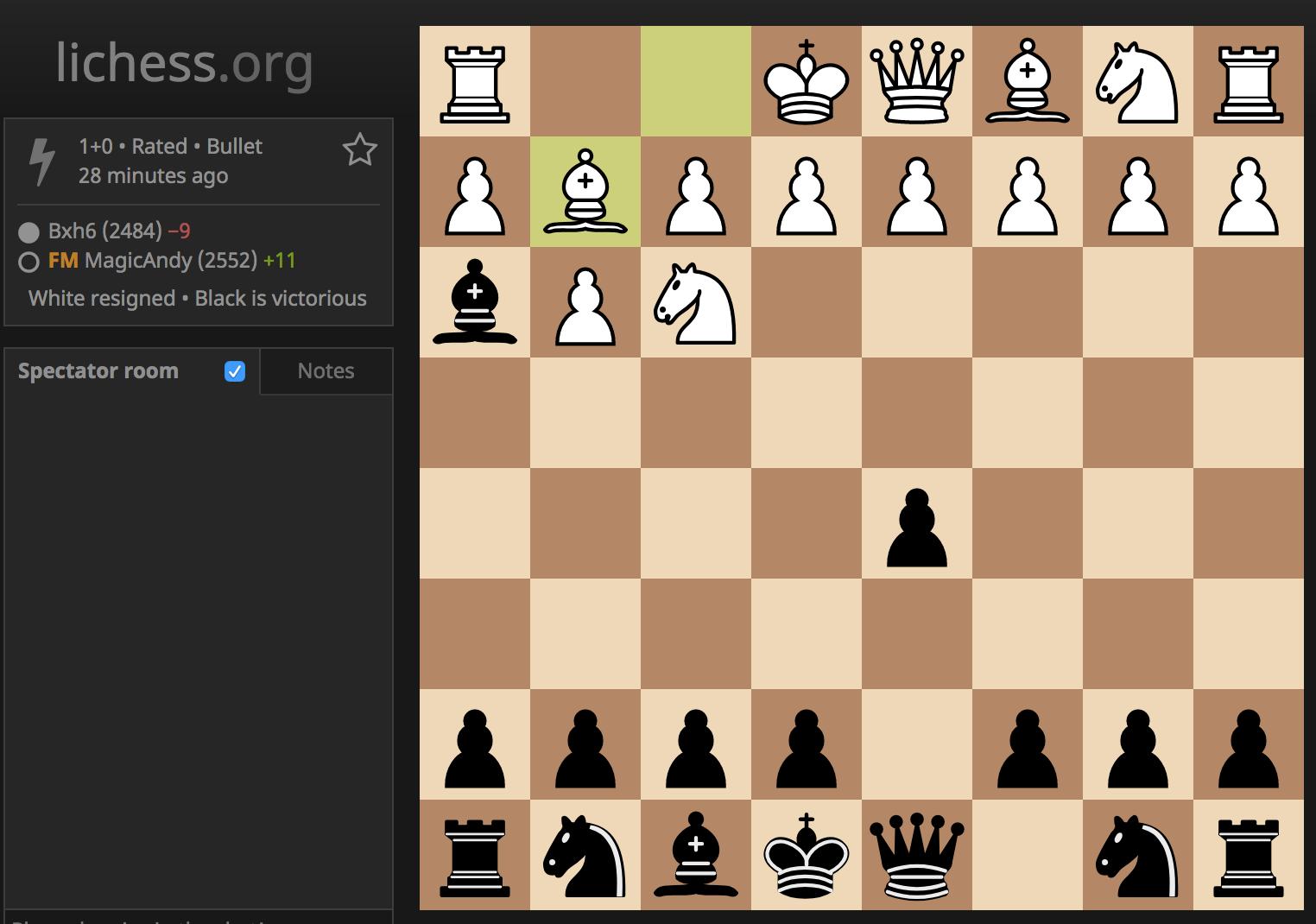 lichess.org on X: Even with colors reversed, White should have