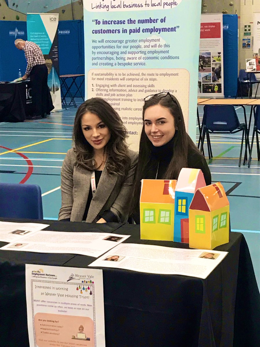 The Work Team (@wvhtworkteam) on Twitter photo Today Emily and Jessy are representing <a href="/weavervale/">Weaver Vale Housing Trust</a> at <a href="/CheshireCollSW/">Cheshire College - South & West</a> Careers Fair! Today Emily and Jessy are representing <a href="/weavervale/">Weaver Vale Housing Trust</a> at <a href="/CheshireCollSW/">Cheshire College - South & West</a> Careers Fair!
