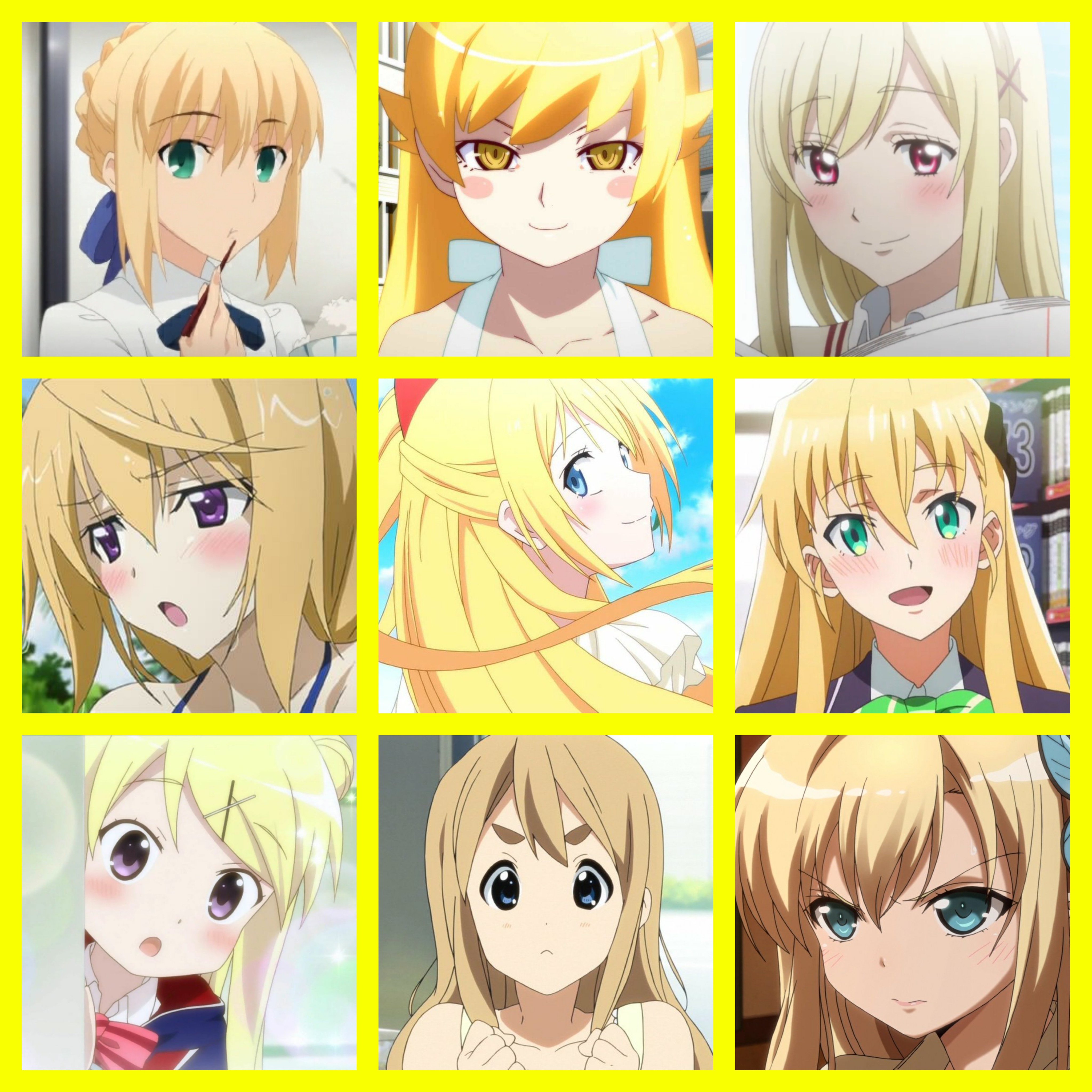 ゆっか アニメ好き 金髪ヒロインキャラ寄せ集め 36人 好きなキャラいたら教えてちょ 金髪キャラ 好きなキャラがいたらrt アニメ好きと繋がりたい アニメ T Co Mqqz7xpw1o Twitter