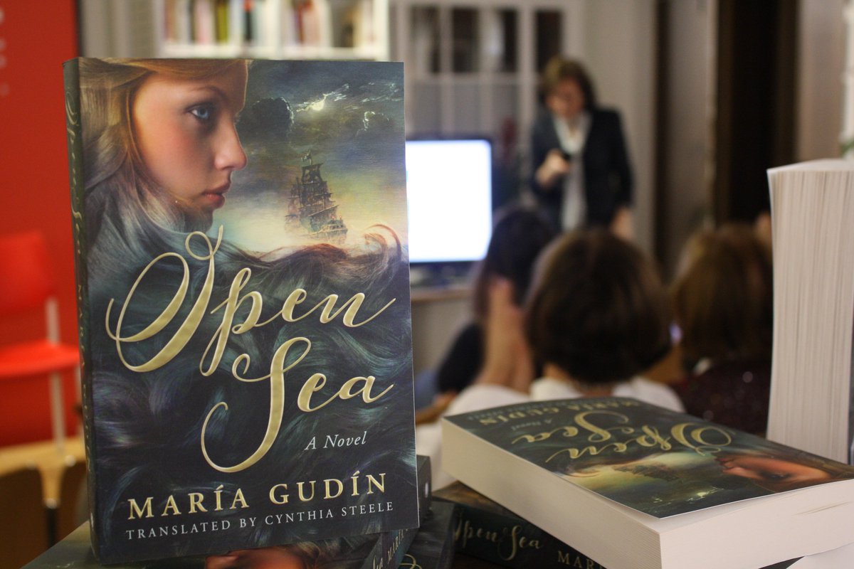 On Monday we had a lovely Anglo-Spanish evening with <a href="/m_gudin/">Maria Gudin</a> , <a href="/JPasaron/">Julia Pasaron</a> and <a href="/ignaciopeyro/">Ignacio Peyró</a> talking about Gudín's novel: Open Seas, a story of pirates, betrayal, war and true love.

Thanks to everyone for making it a full house! #OpenSeas #SpanishCulture #Literature