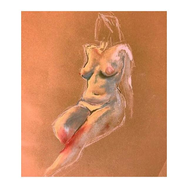 Wonderful work of <a href="/Sollysand/">Sol</a> by <a href="/hwlifedrawing/">Hackney Wick Life Drawing</a> class. We ❤💙💜💛💚💓