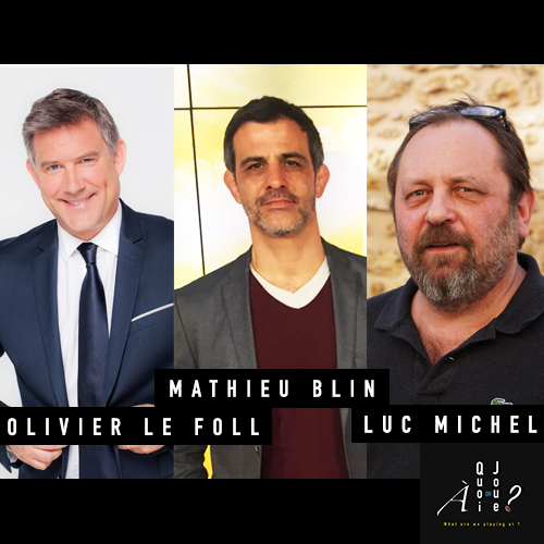 [⏰ Lancement imminent d’ <a href="/aquoionjouefilm/">À quoi on joue ? Le Film</a>], un projet imaginé par @blinmathieu2, <a href="/OlivierLeFoll/">Olivier Le Foll</a> et <a href="/kheulu1/">Luc MICHEL</a> : au programme, un #casting international inédit. Toutes les figures du #Rugby témoigneront de son évolution et ouvriront la discussion sur son avenir. ⛳️Ulule >> 13/03
