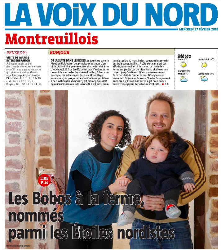 elodie_dandrea's tweet photo. "Pourquoi il faut voter pour nos bobos à la ferme préférés" > A lire aujourd'hui dans @VDNetaples l'article d'@AdjoudjElodie et à voter en ligne jusqu'au 10 mars > https://t.co/qud9y3pWCx #montreuilsurmer #cotedopale #pasdecalais #hautsdefrance #socinn #innovation #territoires https://t.co/8ycVyJd6NC