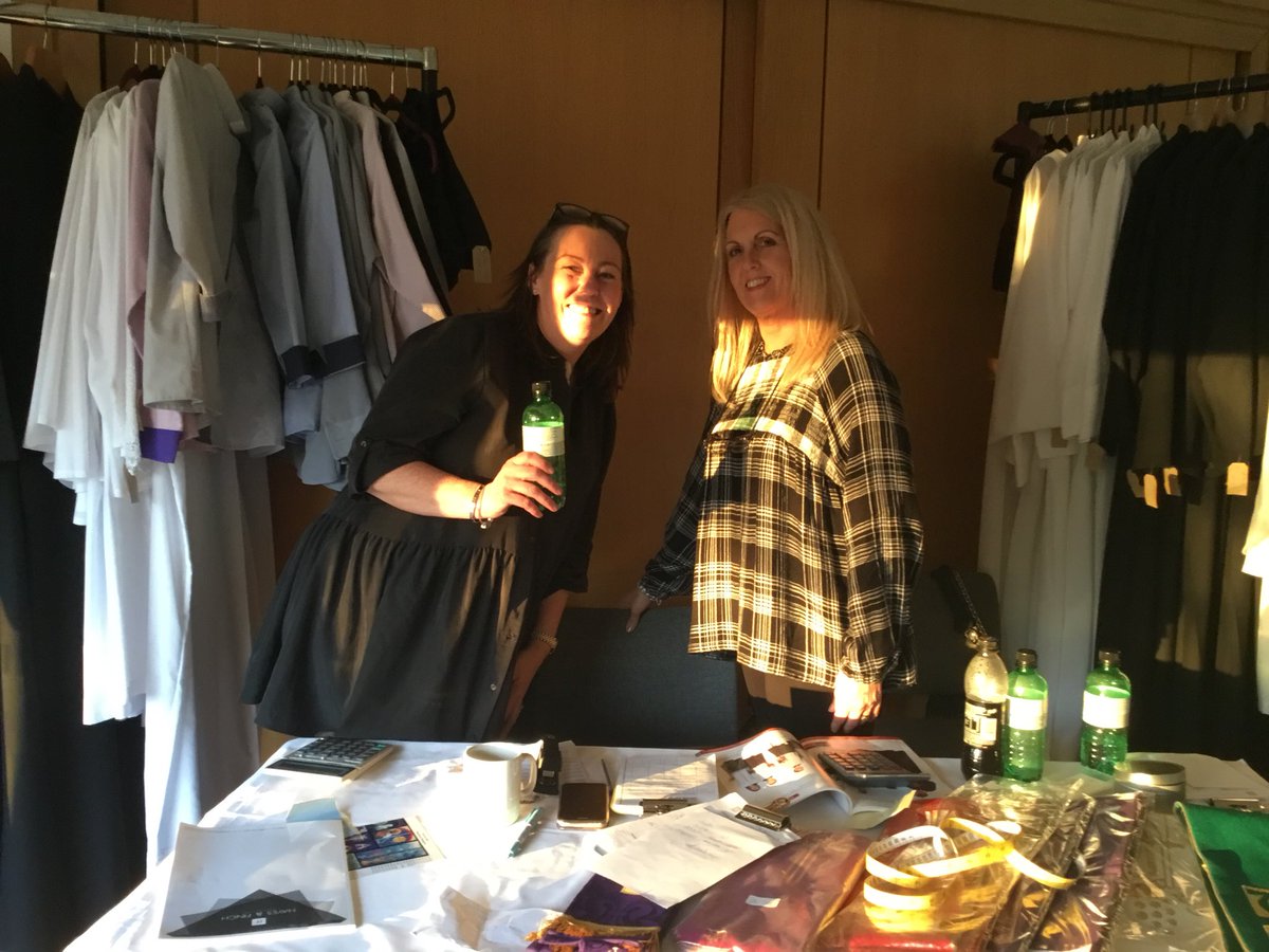 collared_'s tweet photo. Love these ladies! Karen and Donna @HayesFinch brightening up the Vestment Fair #Riponcollegecuddesdon #ordinands #funofthefair https://t.co/oHDIZi91gK