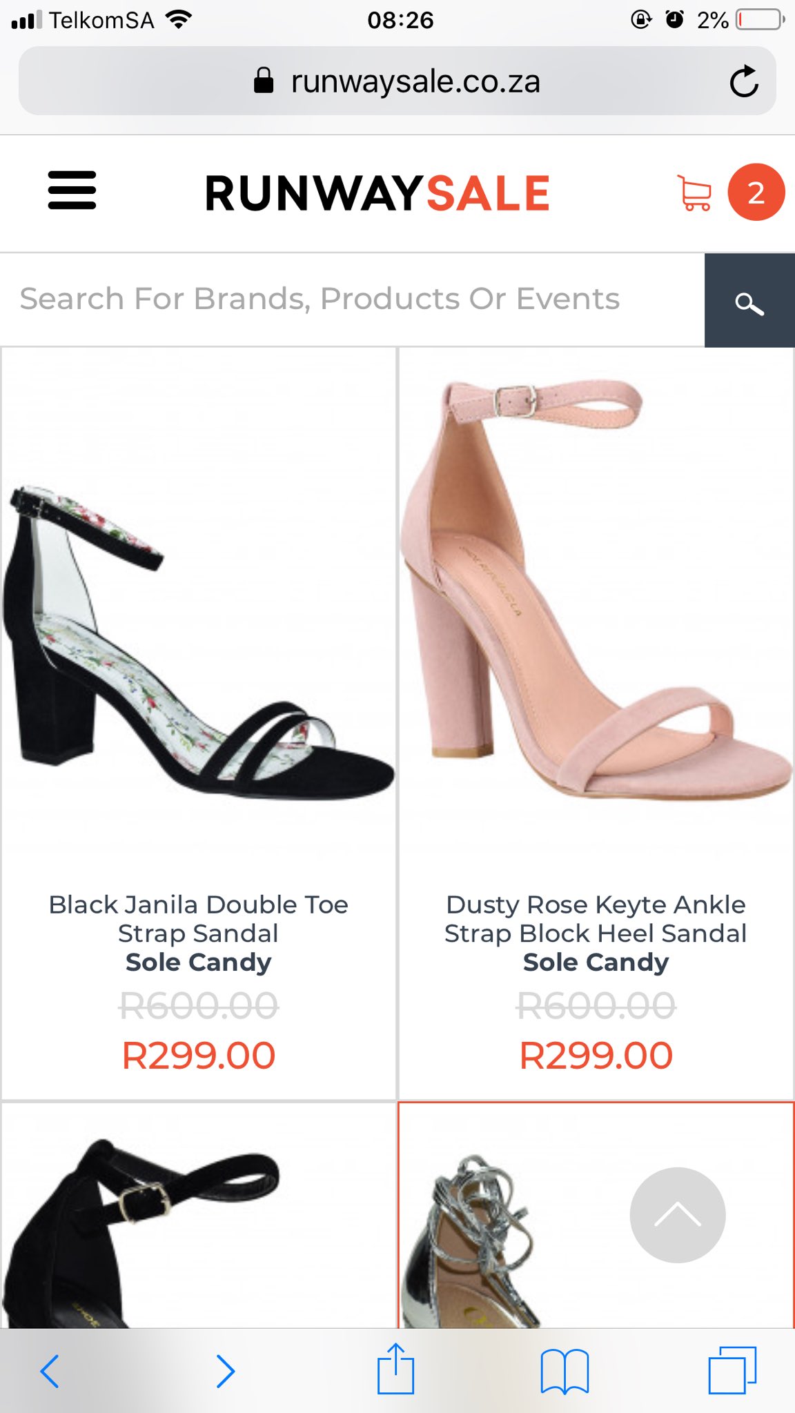 Runway sale shoes deals