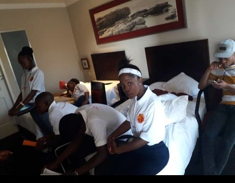 SedibengYcpd's tweet photo. Gauteng junior commissioners getting ready.
#kuzobaSafeEsgela
#Ekse 
#YCPD https://t.co/DRZC5fokUp