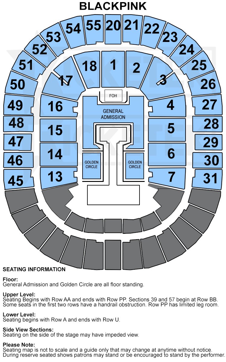 rod laver arena seat map Blackpink Australia On Twitter Melbourne Rod Laver Arena Venue rod laver arena seat map