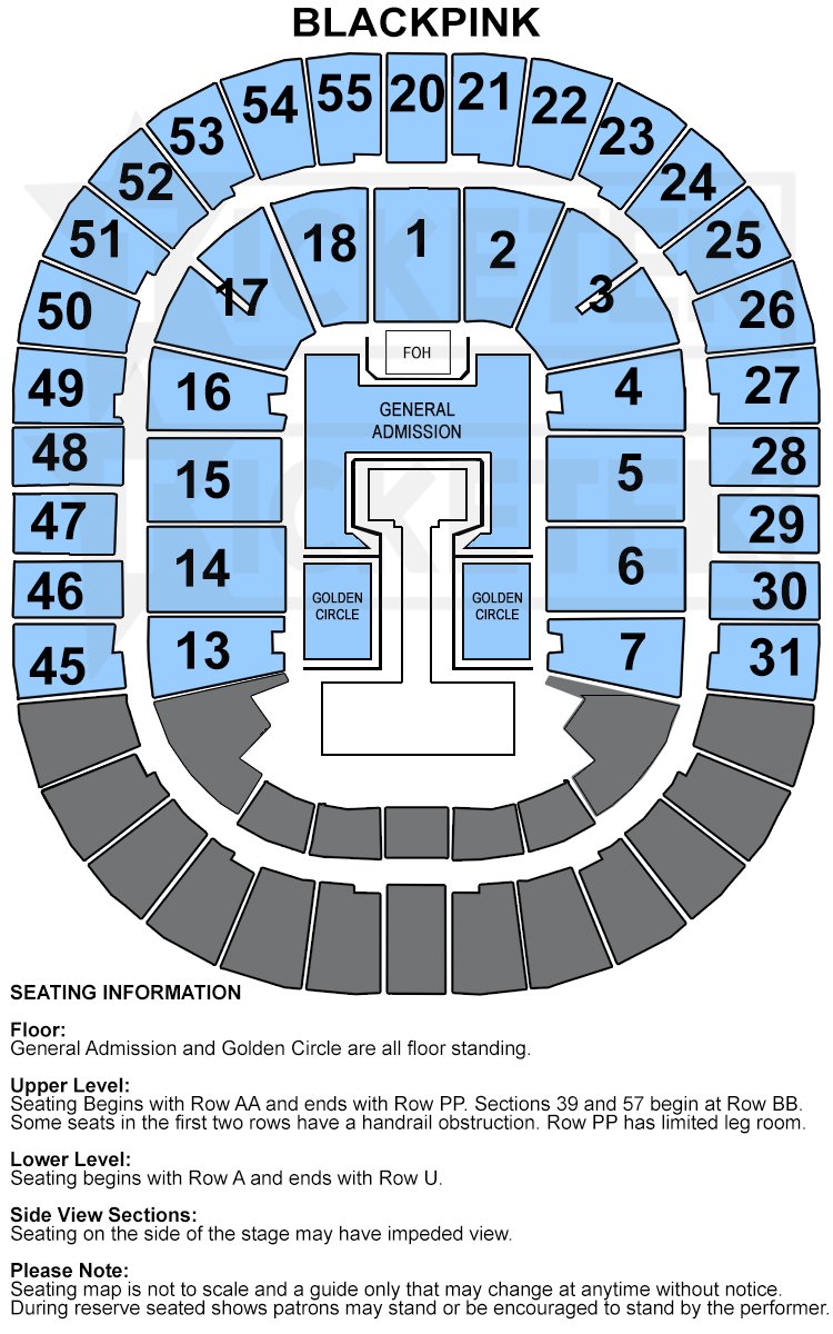 Melbourne Rod Laver Arena Seating Chart