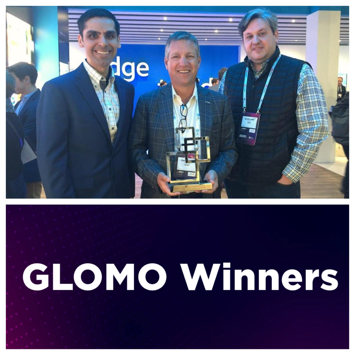 ocean20182018's tweet image. RT KADGLOBAL: Congratulations to airaio on their 2 #GLOMO awards❗️
These #GLOMOAwards recognize the important work Aira is doing w blind &amp;amp; low vision students &amp;amp; #BacktoSchoolProgram. ATT #ProudPartner #MWC (Aira CEO Kanugantisuman ATTBusiness&apos;s Chris Pen…