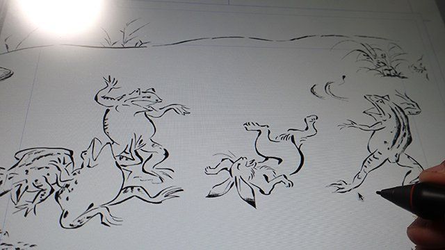 デイリーポータルz Twitter पर 鳥獣戯画 でドラえもんを T Co Zibobeojlk 鳥獣戯画 風のイラストがブームになったとき アルパカやペッパー ドラえもんを描いてみたイラストレーターの北村ヂンさん 筆っぽいブラシで和紙みたいな下地に貼り付ければ