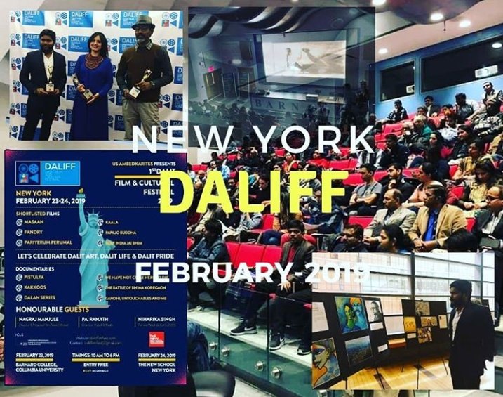 anilllparmar's tweet photo. First Dalit Film and Cultural Festival, New York #DALIFF #Dalitfilmfest
Many many congratulations to @beemji @surajyengde @Nagrajmanjule @N1har1kaS1ngh @Dalitfilmfest team.
#Dalitfilmfest https://t.co/BjVemHUYaW