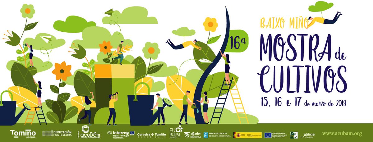 fjuanadevega's tweet photo. 16ª Mostra de cultivos de @MostraCultivoBM #ACUBAM
Os días 15, 16 e 17 de marzo no Pavillón de Goián (Tomiño).
Podedes consultar o programa ao completo na web:
https://t.co/Ps4vNnKn3V https://t.co/ePhhL6t2CH