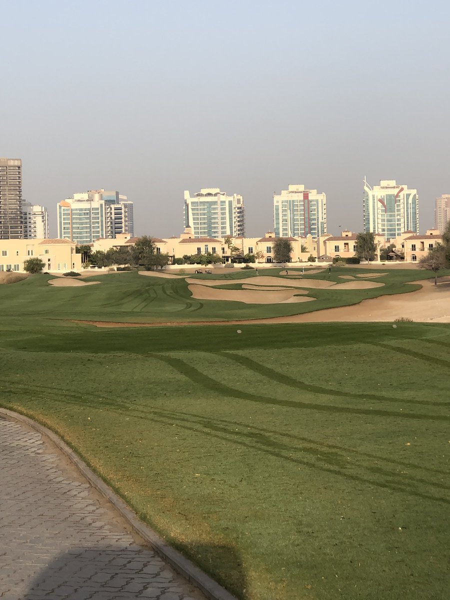 Played @ErnieEls_Golf course today in Dubai what a course best condition I've ever played