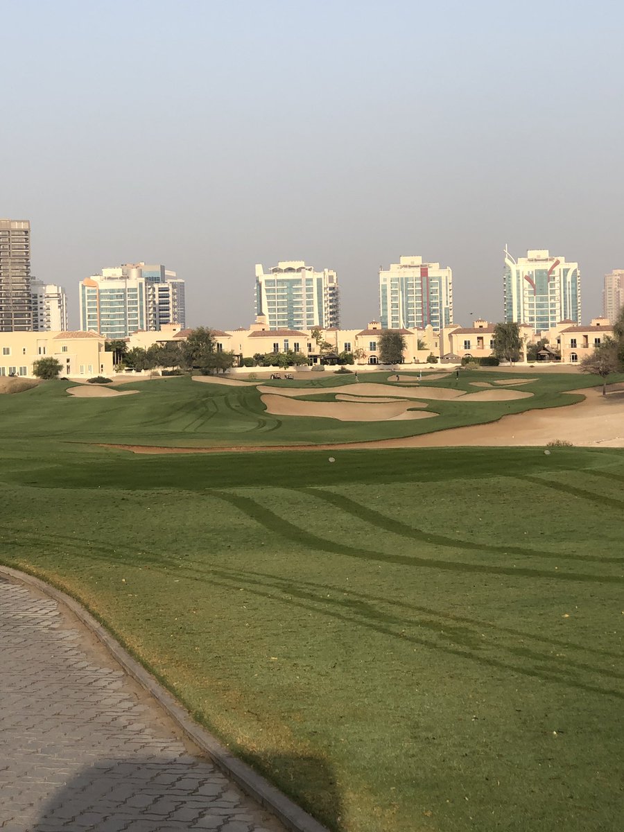 john_frankham_1's tweet photo. Played @ErnieEls_Golf course today in Dubai what a course best condition I've ever played https://t.co/SY7A7i6T7S