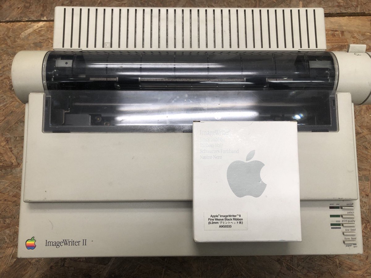 pacificwave_'s tweet photo. Apple ImageWiter II #apple #macintosh #oldmac #imagewriter #pacificwave #mac https://t.co/chNAeVCce2