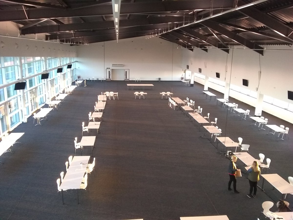 dobbo45's tweet photo. Getting ready to greet over 2500 children and young people here at the Big Bang Northants today! #wearencop https://t.co/vtdhDk2YvH