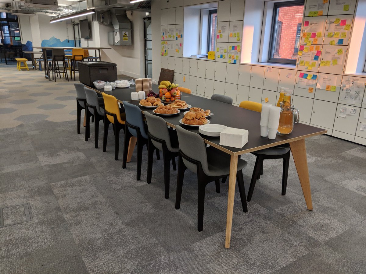 NottsTechfast's tweet image. We&apos;re all preared for #techfast this morning! Breakfast and DevOps ready to go! #Nottingham