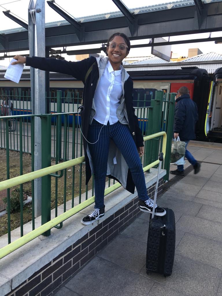 Hey Guys! Today we Ahuti &amp; I are attending the Moving On Up conference. Networking. Networking. Networking!