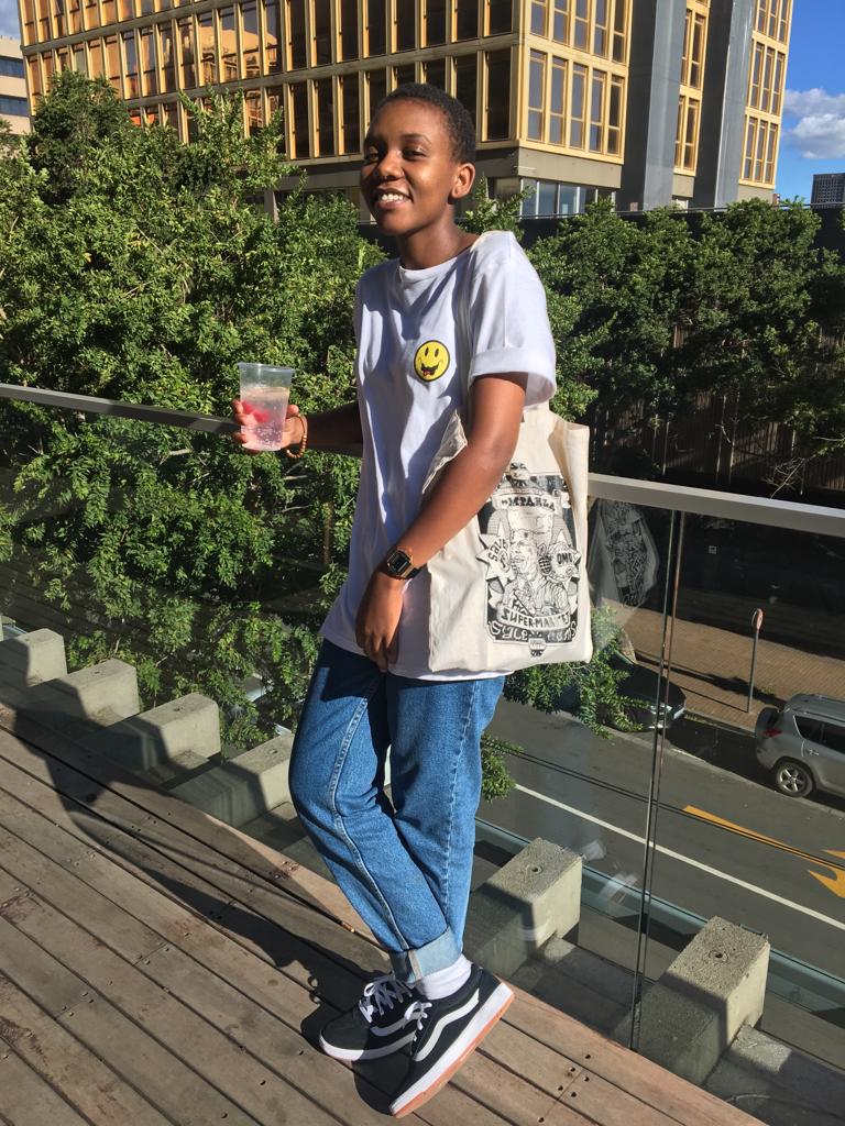 stale_plums's tweet photo. The homie @ZiziphoMbolekwa looking dope in with our tote bag  @sundayeditionza last week #streetwear #streetstyle #streetfashion #streetwearbrand #streetculture #culture https://t.co/d32yKVn7yj