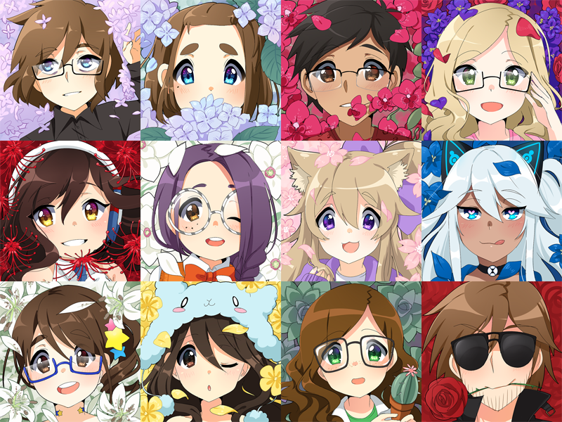 nashirasauce's tweet photo. 🌸flower icons🌸 https://t.co/X86z5fuhMx