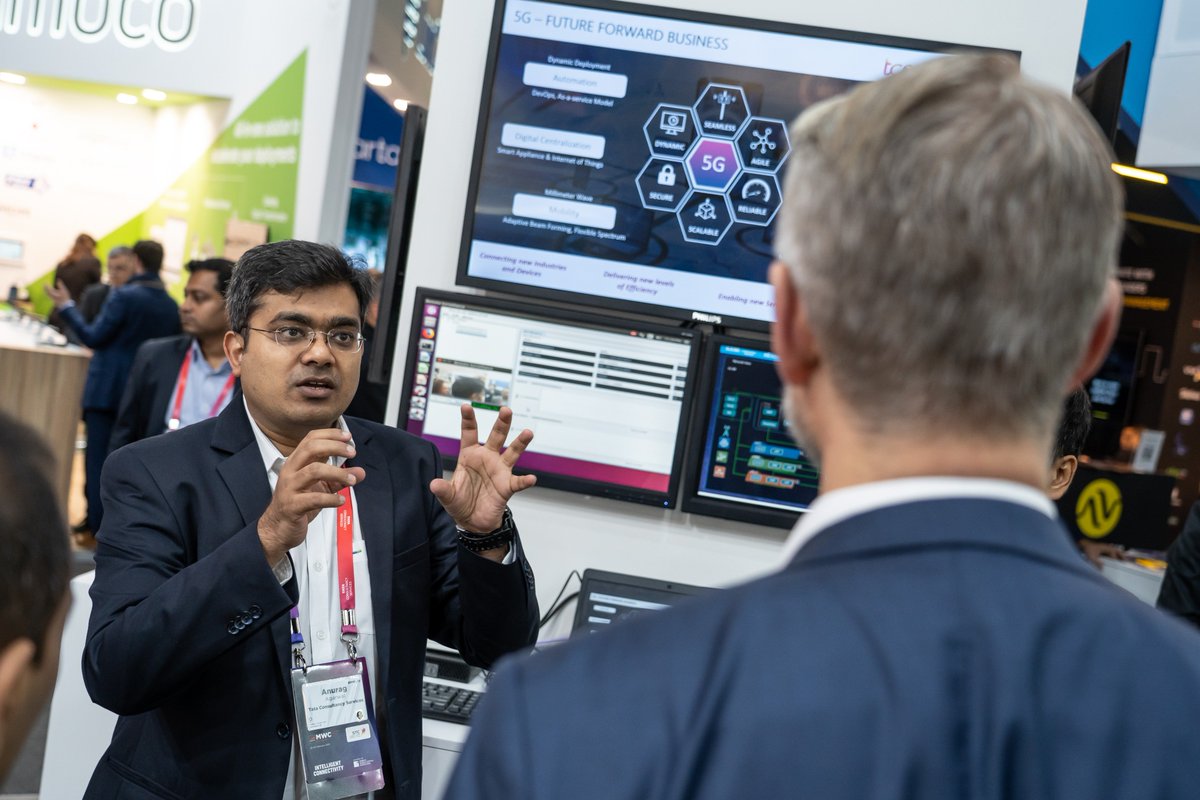 TCS_Europe's tweet photo. It's another busy day at #MWC19. Don't forget to visit the @TCS stand at Hall 5, Stand 5C21: https://t.co/KPhhIHDEvC #TCSMWC https://t.co/E4tjCgxICD