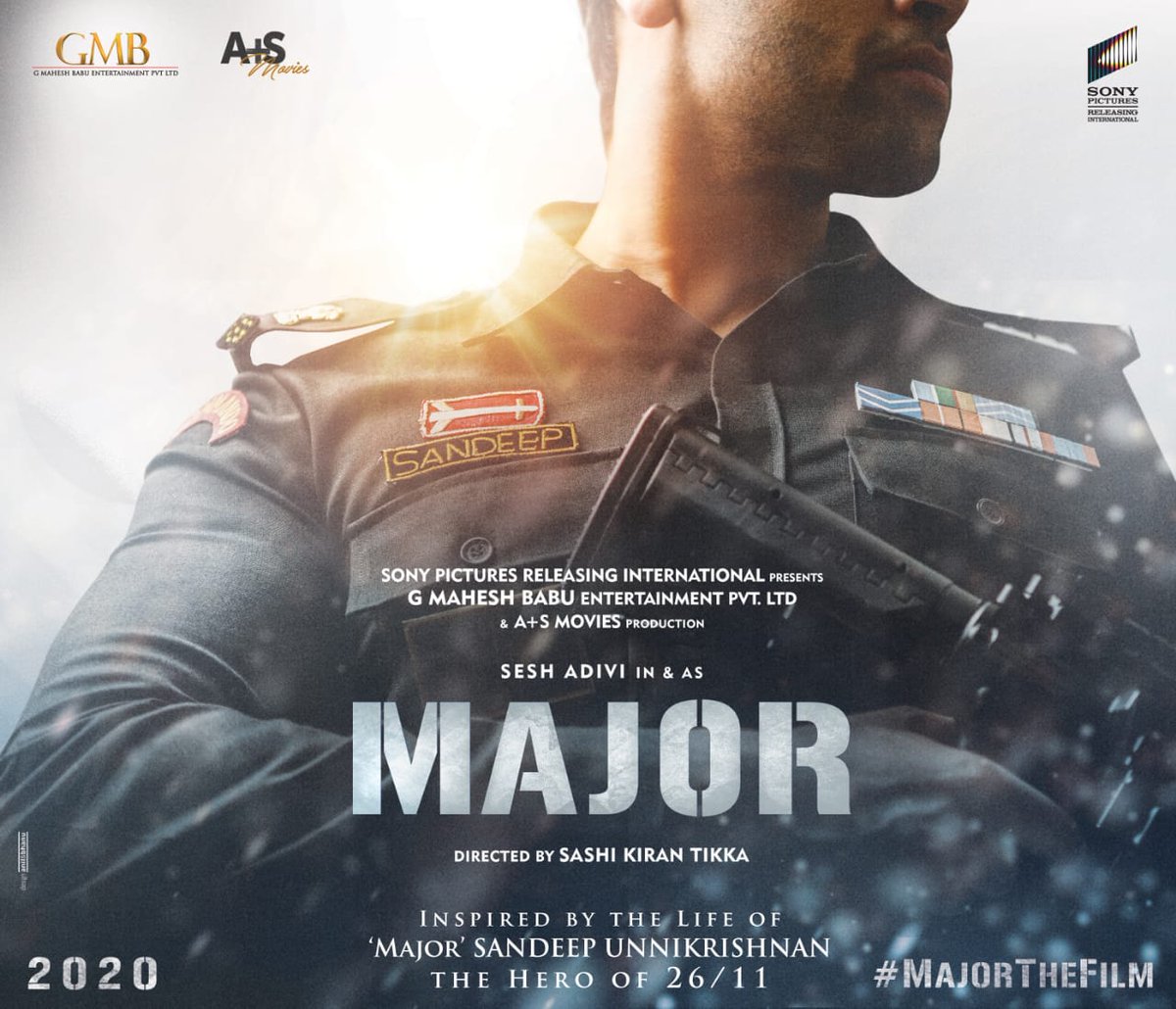 Told you I had MAJOR news! 6 reasons why #MajorTheFilm is my dream project!
- Based on the Life of Major Sandeep Unnikrishnan, A Real life Hero of 26/11 
- SUPERSTAR <a href="/urstrulyMahesh/">Mahesh Babu</a> producing my film! Pinching myself :)
- <a href="/SonyPicsIndia/">Sony Pictures India</a> producing, taking us International level :)