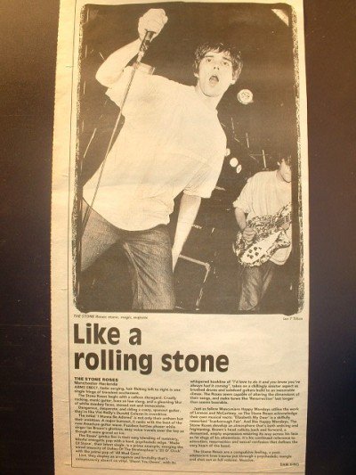 27 Feb 1989 #OTD thirty years ago, the Stone Roses played the Haçienda, the first of a series of Monday Club events I booked. The Roses got paid £2615. I got paid £88.50. The band's rise to prominence in 1989 was marked by landmark gigs &gt;&gt; Haçenda, Blackpool, Alexandra Palace...
