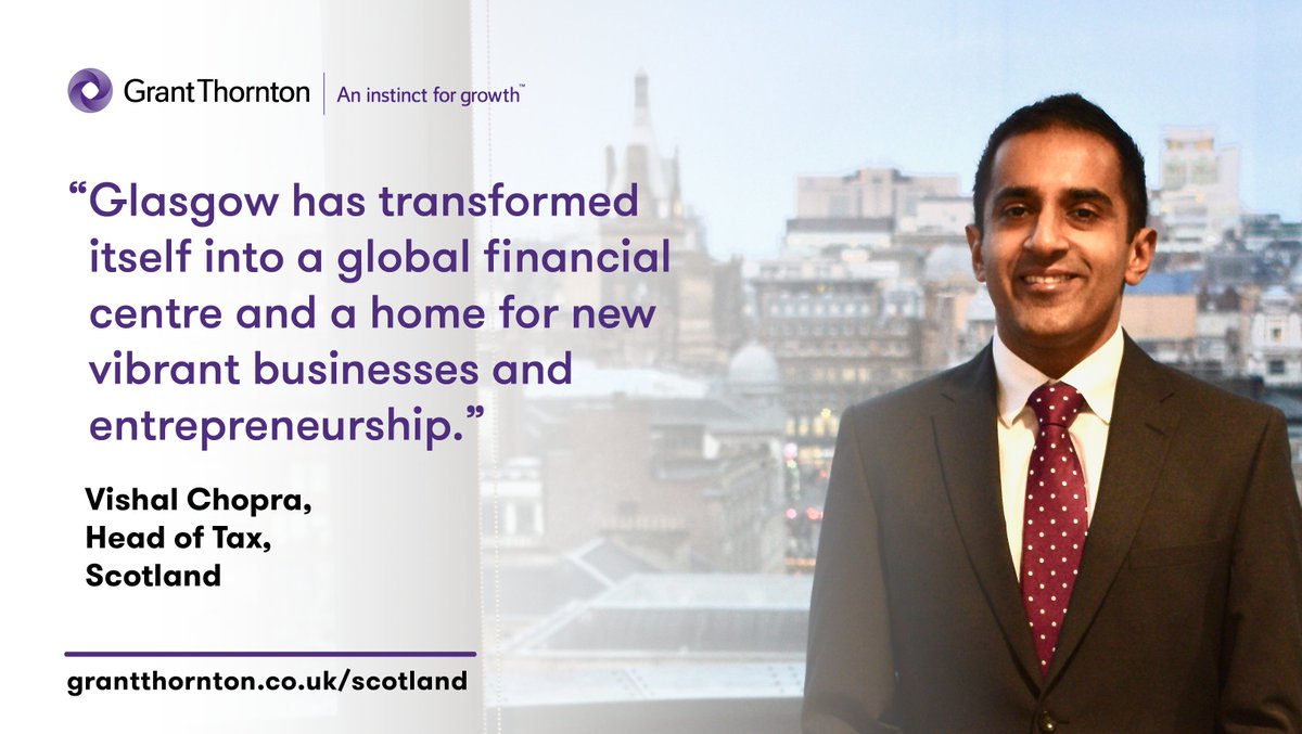 With 42 companies represented, Glasgow &amp; the west of Scotland has the highest proportion of businesses in #ScotLtd18. Full analysis, &amp; insight from <a href="/GrantThorntonUK/">Grant Thornton UK</a>'s Head of Tax, Vishal Chopra, in the link below. #GTScot
bit.ly/2K0EHL6