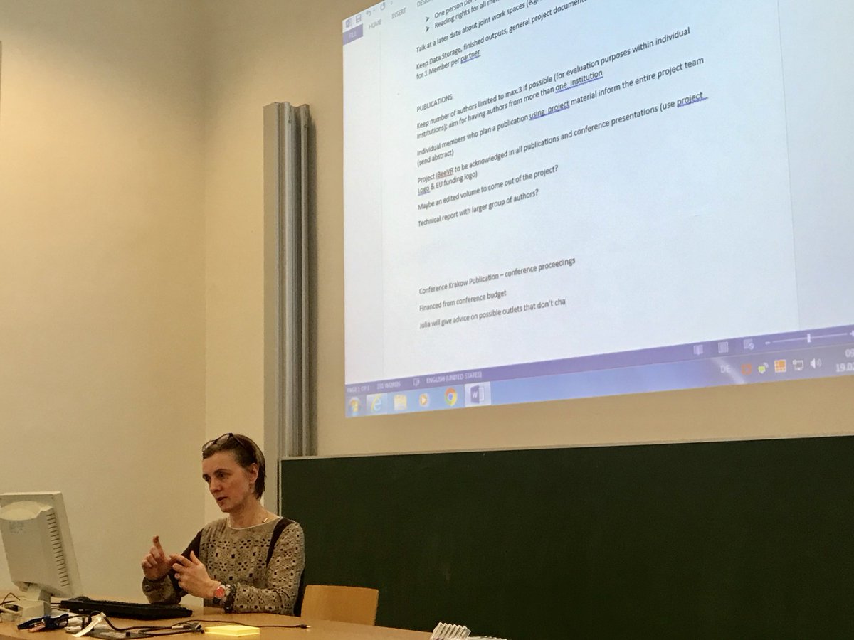 I-BEE-VR (@ibeevr) on Twitter photo The second Transnational Project Meeting of the project  EU (I-BEE-VR)” was hosted by the partner of the project University of Vienna on 18-19 February, 2018 in University of Vienna in Vienna/Austria. ibeevr.itu.edu.tr/second-transna… The second Transnational Project Meeting of the project  EU (I-BEE-VR)” was hosted by the partner of the project University of Vienna on 18-19 February, 2018 in University of Vienna in Vienna/Austria. ibeevr.itu.edu.tr/second-transna…