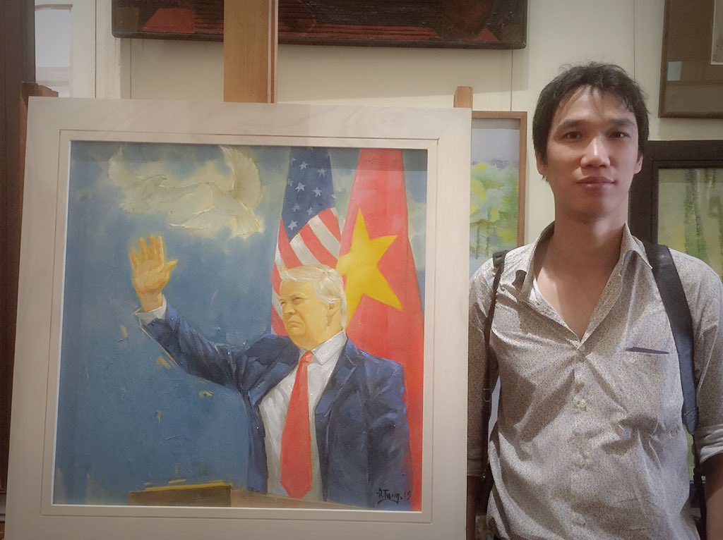 thangthangthuan's tweet photo. @realDonaldTrump Best president ever ❤️ https://t.co/v68dLJnK4Z