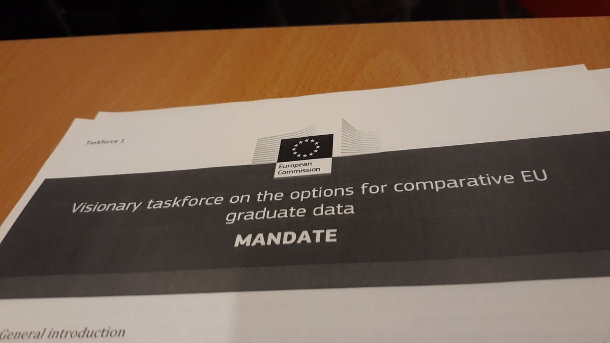 ee_carver's tweet photo. Mielenkiintoinen päivä alkamassa. EU:n uraseuranta-asiantuntijaryhmän toisen kokouspäivän aluksi jakaudutaan neljään työryhmään. Meidän ryhmän pohdittavana vertailukelpoisen uraseurantatiedon tuottamisen erilaiset vaihtoehdot. Työ jatkuu 2020 kesäkuulle. #graduatetracking https://t.co/yXRhLf4kVz